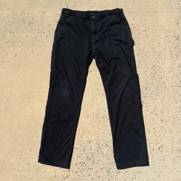 Vintage Black Carhartt Carpenter Pant - Picture 3 of 4
